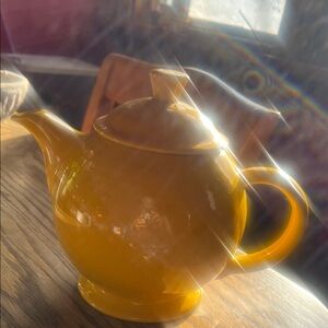 Fiestaware Yellow Teapot